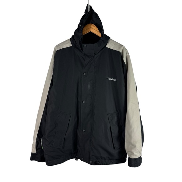Osklen Snow Pro Jacket Black Gray Hooded Outdoor Ski Snowboard Coat Men’s M - Picture 1 of 8